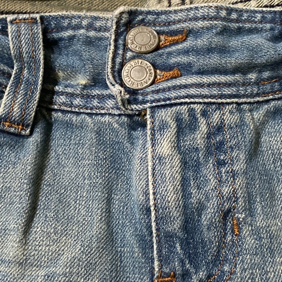 Vintage Y2K Abercrombie & Fitch Wide Leg Light Wash Jeans - Picture 14 of 16